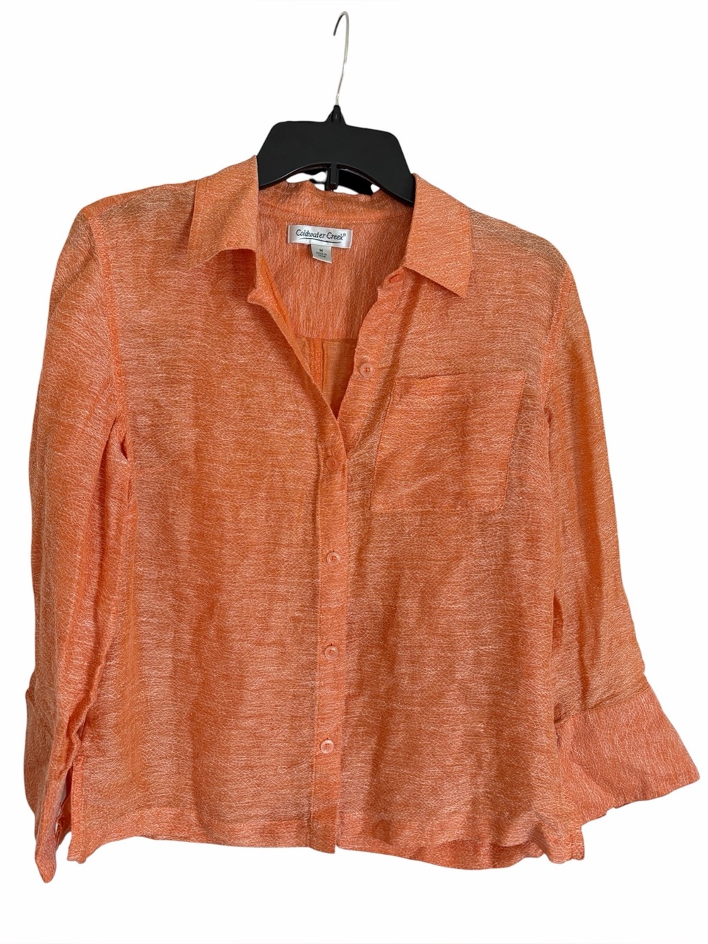 Linen & Silk Coldwater Creek Button up Shirt